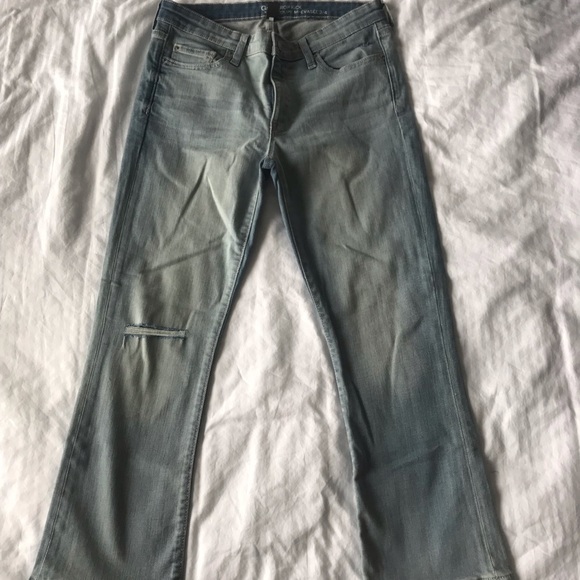 👖 GAP crop kick 3/4 jeans w/ light distress 6/28R - Picture 4 of 4